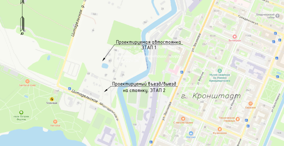 У «Острова Фортов» в Кронштадте может появиться платная парковка